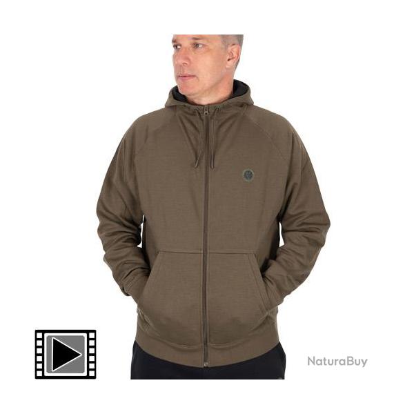 Sweat Zipp� Fox Collection Zipped Hoody Green XXL