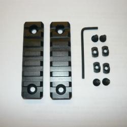 Lot de deux rails pour montage  M - LOOK   ( 7 slots )