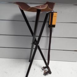 Siege trepied Verney-carron 70cm metal/ cuir TOP PRODUIT