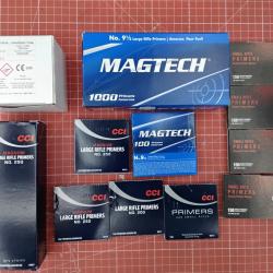 LOT amorce LR LR mag small etc.... rechargement