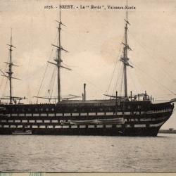 Carte Postale Bateau &Eacute;cole "Borda" &agrave; Brest -N&deg;8675