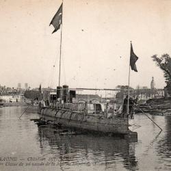 Carte postale ancienne Chalon-sur-Sa&ocirc;ne, torpilleur -N&deg;8677
