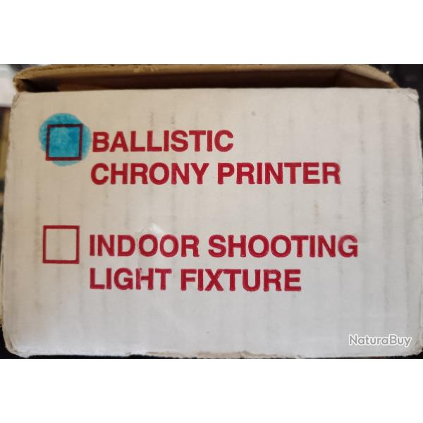 SHOOTING CHRONY CHRONOGRAPH BALLISTIC PRINTER W/ CABLE