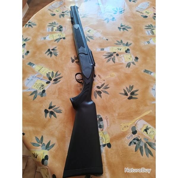 Fusil  superpos� slug Int�gra 12/76 lisse, canon 51 cm, �tat neuf.