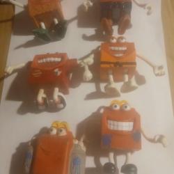 LOT DE 6 FIGURINES PUBLICITAIRES MC DONALD