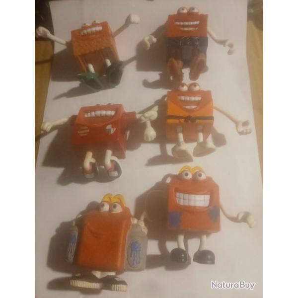 LOT DE 6 FIGURINES PUBLICITAIRES MC DONALD