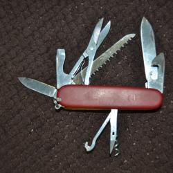 couteau pliant officier arm&eacute;e suisse victorinox occasion
