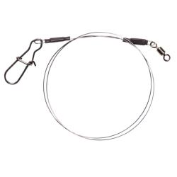 Bas de ligne Fox Rage Strike Point Jerk Leader Single Strand Titanium 40cm 18kg par 2 1mm