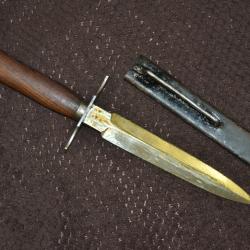 couteau de tranch&eacute;e vengeur superbe &eacute;tat dans sa graisse poilu guerre 14-18