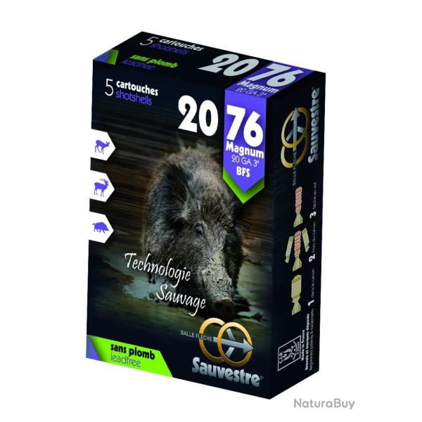 Balles Fl�ches BFS Sauvestre Calibre 20/76 Magnum Sans Plomb