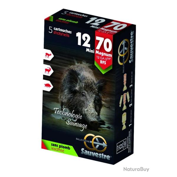 Balles Fl�ches BFS Sauvestre Calibre12/70 Mini Magnum Sans Plomb