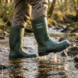 Bottes de travail Dunlop JobGUARD vertes Acifort O4 CI AN FO SR 41