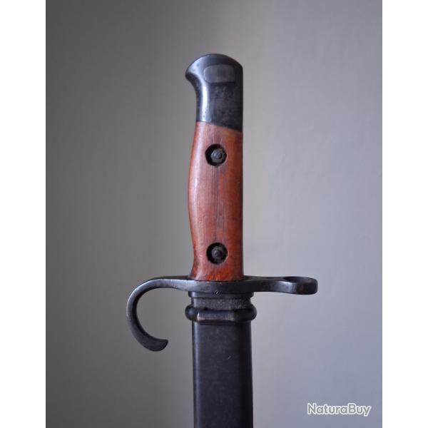 Ba�onnette japonaise Arisaka Type 30 � quillon � Tokyo / Koishikawa � Avec fourreau