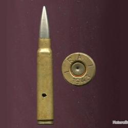 7.92 x 61 Norv&eacute;gien - RARE - &eacute;tui laiton 61 mm - marquage : RA-1938-