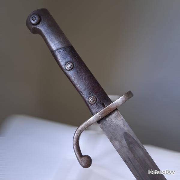Sabre-ba�onnette Mauser, attribu� M1908/34 - Lame 38 cm - Fourreau rapport� AT?