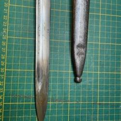 ba&iuml;onnette de sortie allemande (Extraseitengewehr) mod&egrave;le long