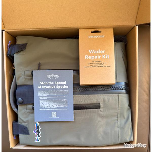 WADERS PATAGONIA Swiftcurrent Exp�dition Zip-Front taille LSM NEUFS