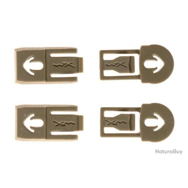 Wiley X RAS - ARC Rail Clip And Bar - Tan - Ref 12619632800