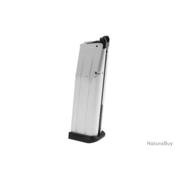 WE Magazin Hi-Capa 4.3 and 5.1 GBB 28rds - Silver - Ref 10189041500
