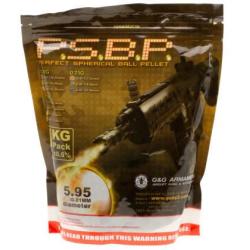 G&G 0.25g Perfect BBs 4000rds - Brown - Ref 10176030000