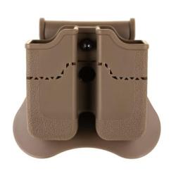 Amomax Double Mag Pouch f&uuml;r Px4 / P30 / USP / USP Compact - Dark Earth - Ref 10849830900