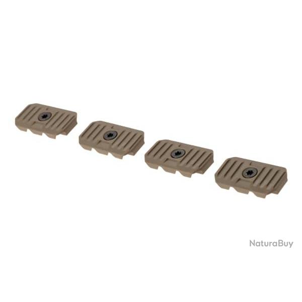 Strike Industries Cable Management Rail Covers Short 2pcs - Dark Earth - Ref 11363830900