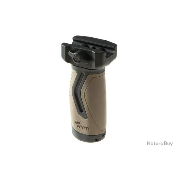 IMI Defense OVG Overmolding Vertical Grip - Black/Tan - Ref 10437150400