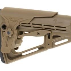 IMI Defense TS-1 Tactical Stock Mil Spec with Cheek Rest - Tan - Ref 10727432800