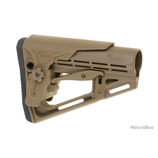 IMI Defense TS-1 Tactical Stock Mil Spec with Cheek Rest - Tan - Ref 10727432800