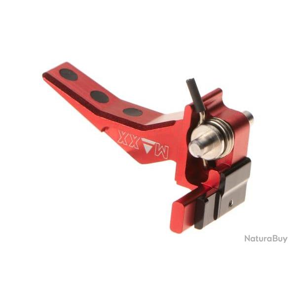 Maxx Model CNC Aluminum Advanced Speed Trigger for EVO-3 Style B - Red - Ref 12383503500