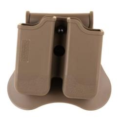 Amomax Double Mag Pouch f&uuml;r P226 / M9 / CZ P-09 - Dark Earth - Ref 10849930900