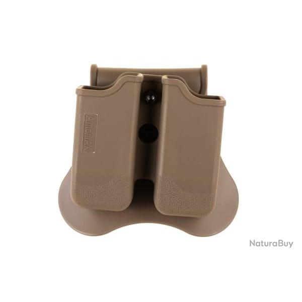 Amomax Double Mag Pouch f�r P226 / M9 / CZ P-09 - Dark Earth - Ref 10849930900