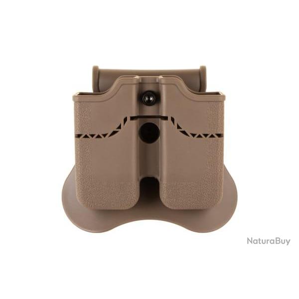 Amomax Double Mag Pouch f�r WE / KJW / KWA / TM 1911 - Dark Earth - Ref 10849730900