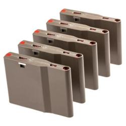 Silverback SRS Light Magazine 25rds 5-pack - Dark Earth - Ref 11299530900