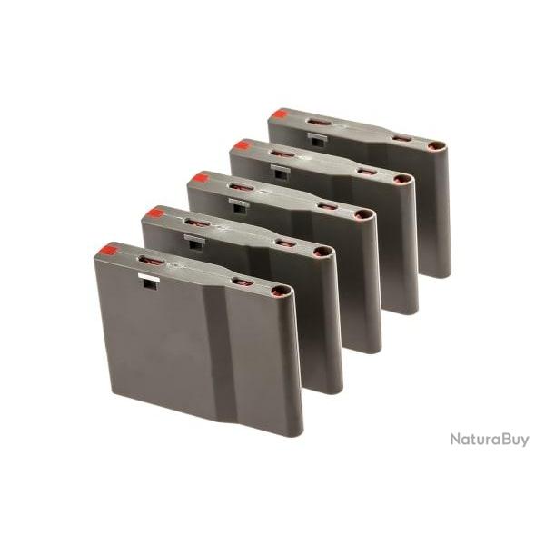 Silverback SRS Light Magazine 25rds 5-pack - Green - Ref 11299520000