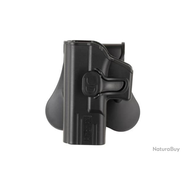 Amomax Paddle Holster for G19 / G23 / G32 Left - Black - Ref 10848106000