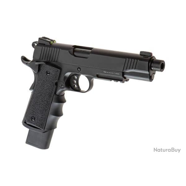 Army Armament M1911 Extended Full Metal GBB - Black - Ref 11090506000