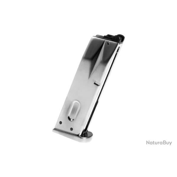 WE Magazine M9 GBB 25rds - Silver - Ref 10125541500