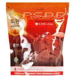 G&G 0.20g Perfect BBs 5000rds - White - Ref 10108900100
