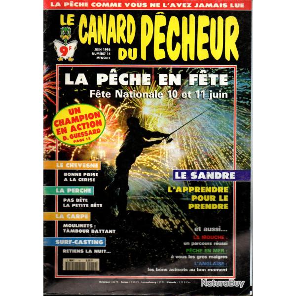 le canard du pecheur 14 , br�mes, chevesne, � la fran�aise , � l'anglaise, perche, sandres, mouche