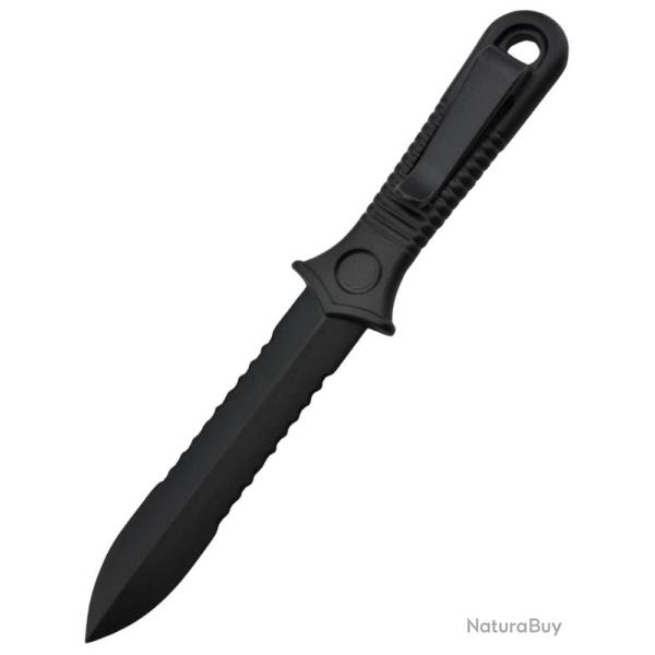 ABS DEFENSE DAGGER - CH-01P - Couteau � lame dentel�e en ABS