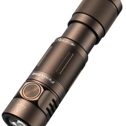 FENIX - E05R MARRON - Lampe de poche porte-cl&eacute;s rechargeable - 400 LUMENS