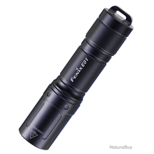 FENIX - E01B - Noir V2.0 - Mini lampe de poche porte-cl�s - 100 LUMENS