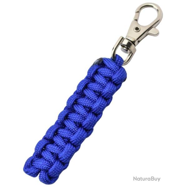 MAXKNIVES - MKPCBF - Porte-cl� en paracorde bleu fonc�