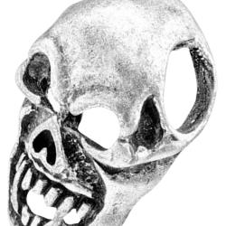 MAXKNIVES - MKSKULL1 - (Sachet de 20) - T&ecirc;te de mort en m&eacute;tal pour paracorde