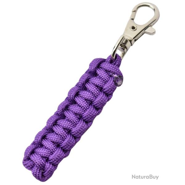 MAXKNIVES - MKPCVIC - Porte-cl� en paracorde violet clair