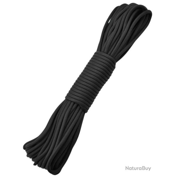 MAXKNIVES - PARA15B - Paracorde 15m noir