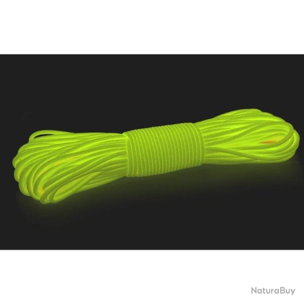 MAXKNIVES - PARA30PHJ - Corde 30m Jaune phosphorescent