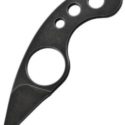 FRED PERRIN - FPGBK - La Griffe black en acier 440 version noire nouveau mod&egrave;le