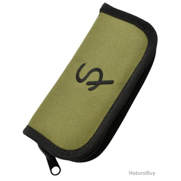 PIERRE SUPPER - HOUSSEKAKI - Housse de transport tan-kaki pour couteau avec logo Supper